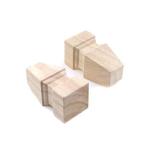 T Tulead Wood Furniture Legs, 100mm Height - size: 3.94 Inch H