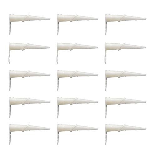10-Pack Caulk Nozzles - Brostown Universal 360 Degree Rotating Bent Cartridge Sealant Nozzle Plastic Caulking Glue Head