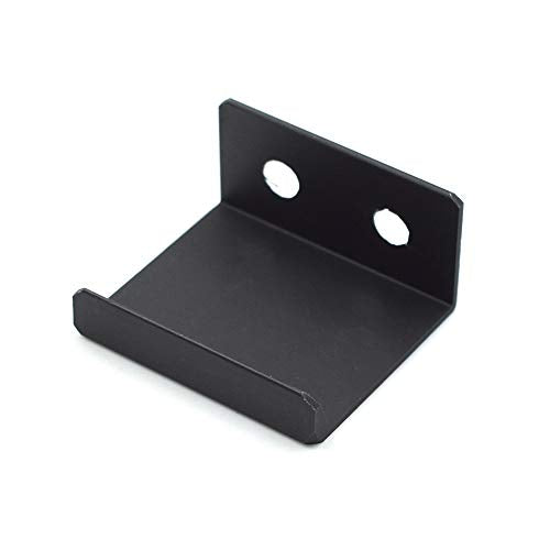 1.38 Inch Finger Pull 6Pcs, 0.63 Inch Hole Centers, Aluminum Alloy, Black - color: Black, size: 35mm/1.38", style: Straight Edge