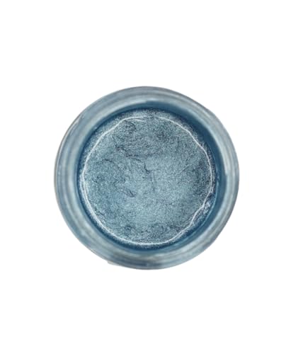 Posh Chalk PC0402 Aqua Patina - Blue Prussian 30ml - Water-Based Gilding Wax - Bright, Vibrant, Shiny - DIY Craft Upcycling Furniture - Thick Gooey – Artisan Quality - color: Blue Prussian