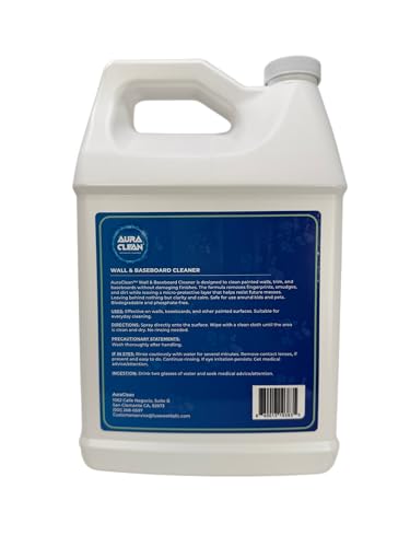 Wall & Baseboard Cleaner - Non-Toxic, Kid & Pet Safe, USA Made - size: 128 Fl Oz (Pack of 1)