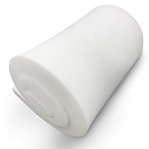 QOMFY 1" Height x 30" Width x 60" Length 1.8 Density 44ILD (Firm) Upholstery Foam Cushion Made in USA - size: 1" x 30" x 60"