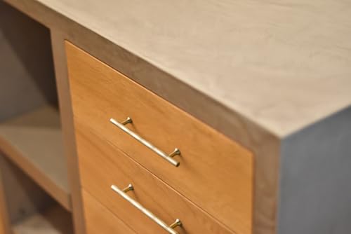 5.04" c-c Champagne Bronze Cabinet Pulls Hammered Drawer Pulls Zinc Alloy - color: Champagne Bronze, size: 5.04"(128mm) Center to Center