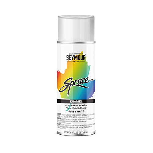 Seymour 98-2 Spruce General Use Enamel, Gloss White - color: Gloss White