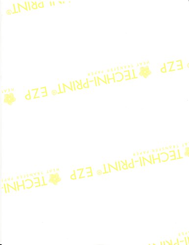 Techni Print EZP - Laser Heat Transfer Paper 8.5"x11" 5 Sheets*