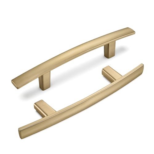 homdiy 20 Pack Champagne Bronze Cabinet Pulls, Solid Zinc Alloy, 3 Inch CC - color: Champagne Bronze, size: 3 Inch Hole Center