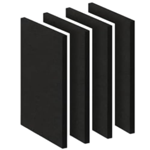 4 Pcs 1" Thick Foam Padding Sheet with Adhesive Backing Closed Cell - color: Gray, size: 1 Inch Thick, 6 x 6 Inches