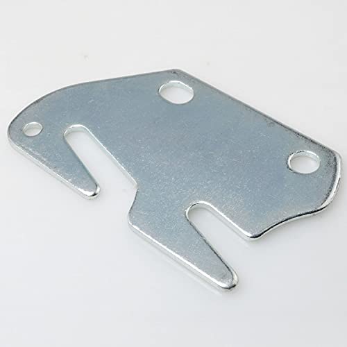 2pcs Iron Bed Frame Hooks Wooden Bed Rail Hook Plates 3.8x2.3x0.08 Inches for Headboard Replacement Hanging Piece