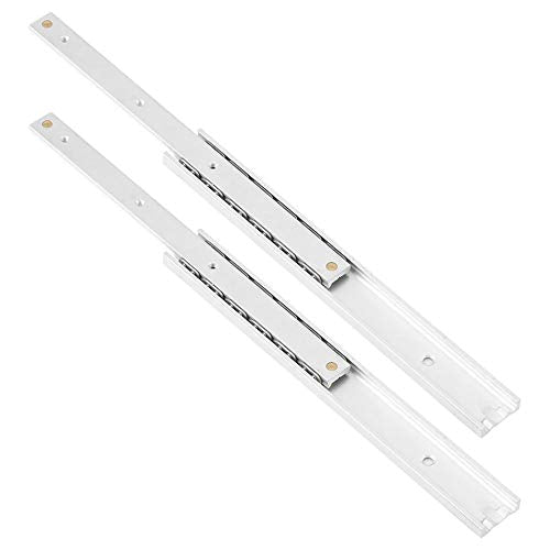 2pcs/ Set Mini Drawer Slides,Soft Close Ball Bearing Drawer Runners, Aluminum Alloy Smooth Slideway Sliding Drawer Drawer Cabinet Rail Hardware (140mm)