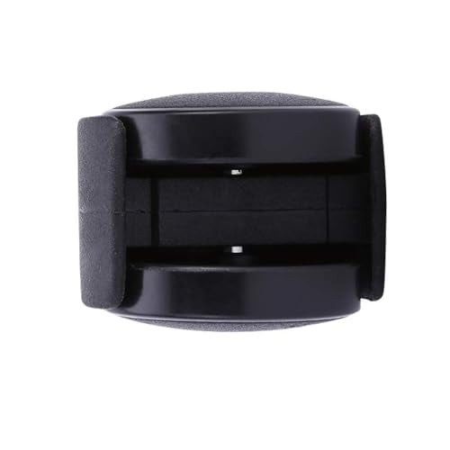 Swivel Caster Wheels, Black Nylon M8 Threaded Stem Caster Wheels, Heavy Duty Swivel Stem Casters Wheels Replacement for Furniture, Table, Cabinet, Shelf (1.5 Inch Stem Casters) - style: 1.5 Inch Stem Casters