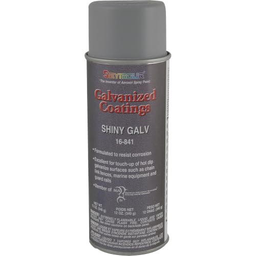 Seymour 16-841 Galvanized Coatings Spray Paint, Shiny - color: Shiny