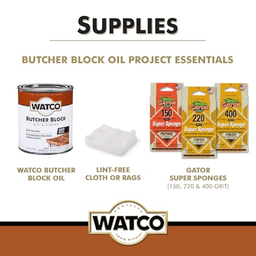 Watco Butcher Block Clear Oil & Finish