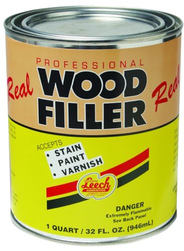 Leech Lwf-70-6 Superior Grade Real Wood Filler, 1 Quart