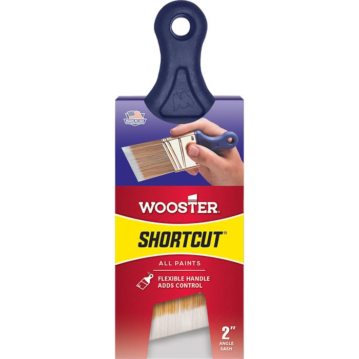 36-Pack of 2” Wooster Brush Company Q3211 Shortcut Synthetic Angle Sash Paint Brush - size: 2", style: Paintbrush (Pack of 36)