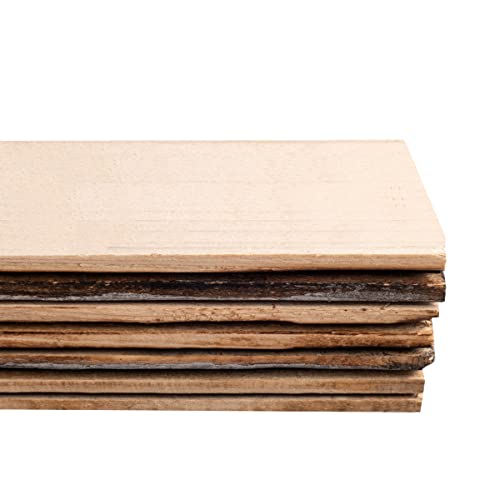 Nail-Up Paneling - Real Wood Planks, Rustic Reclaimed Barn Wood for Accent Walls, Brown Gray Combinations, 3 sq. ft - color: Brown Gray, size: 3 Sq.Ft