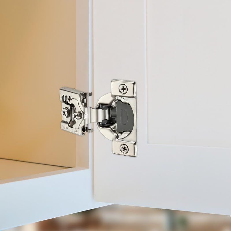HOME EDIT 5 Pair 5/8 Inch Overlay Soft Close Cabinet Hinges Door Hinges - size: 5/8 inch Overlay