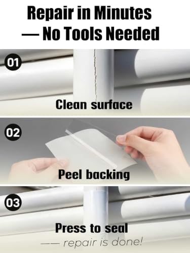 Bathtub Crack Repair kit & Vinyl Siding Patch Tape for Crack & Hole Repair