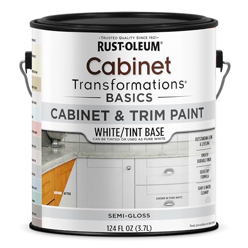 Rust-Oleum 386207 Cabinet Transformations Paint Semi- Gloss White Tint Base gal