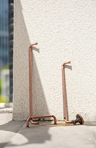 Goo-Ki 6 Pack Cabinet Pulls Antique Copper, 5 Inch (128mm) Hole Center Kitchen Drawer Pulls Cabinet Handles Zinc Alloy Hardware - color: Antique Copper, size: 5 Inch Hole Centers