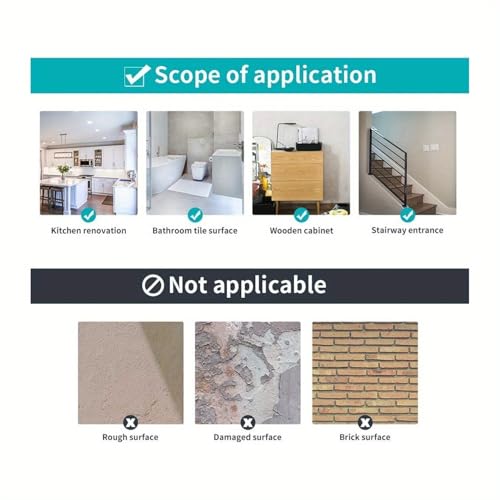 30 Count Moroccan Tile Decals 4 in – Self Adhesive Vinyl Wall Stickers, Waterproof Peel & Stick for Kitchen Backsplash, Bathroom, Stair Tread Accent, Neutral Tan/Black (Grey) - color: Grey