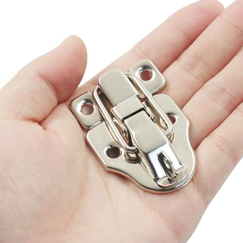2-Pack Metal Toggle Latch, Silver - color: Silver