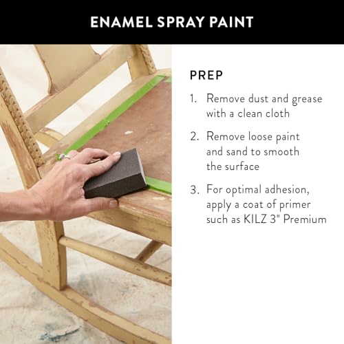 Magnolia Home by Joanna Gaines Enamel Interior/Exterior Spray Paint for Small Projects, Gloss, WEEKEND - 12 oz. Aerosol - color: Weekend, style: Gloss