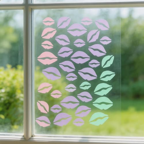 TIAMECH A4 Reusable Romantic Lips Stencil for Painting - color: Romantic Lips