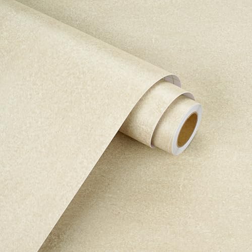 WESTICK Beige Marble Contact Paper Peel and Stick Countertops Waterproof Matte Marble Wallpaper Self Adhesive Removable Granite Countertop Contact Paper for Kitchen Tables Cabinet Bathroom 15.8"x80" - color: 2.Beige 02, size: 15.8" x 80"