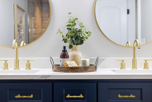 3 Inch Brushed Gold Cabinet Pulls Drawer Handles 10 Pack 2510 - color: Brushed Gold, size: 3 In Hole Distance