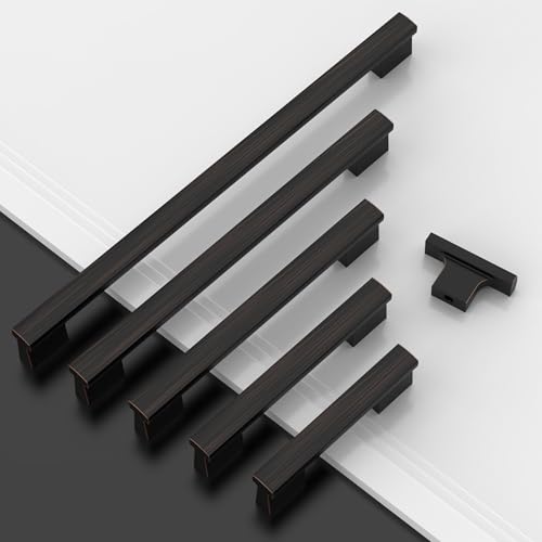 Oil Rubbed Bronze Cabinet Knobs Round Drawer Pulls 12 Pack - color: Oil Rubbed Bronze, size: 2 Inch Diameter