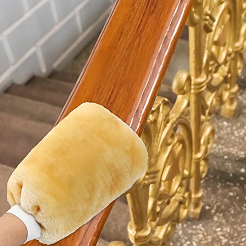 Remerry 6 Pcs Painters Mitt Painters Tool Dusting Gloves Deck Stain Applicator for Painting Cleaning Dusting - size: Large (Pack of 2)
