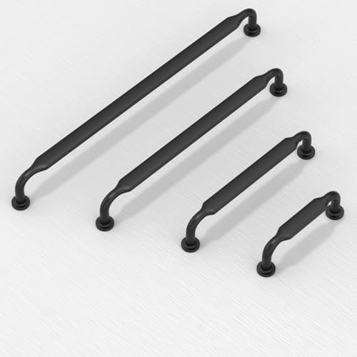 10 Pack Matte Black Cabinet Pulls 3.75 Inch(96mm) Kitchen Cabinet Handles Cabinet Hardware for Drawer Pulls - color: Matte Black, size: 3.75" Hole Center