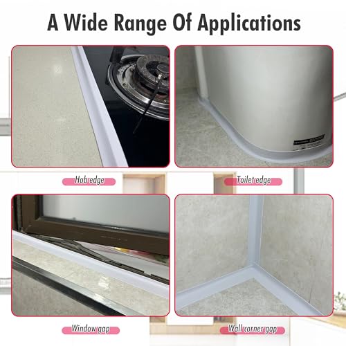 Waterproof Caulk Tape, Self-Adhesive for Toilet, Tub, Kitchen, Corners,Bath - style: 1 Roll-RIF