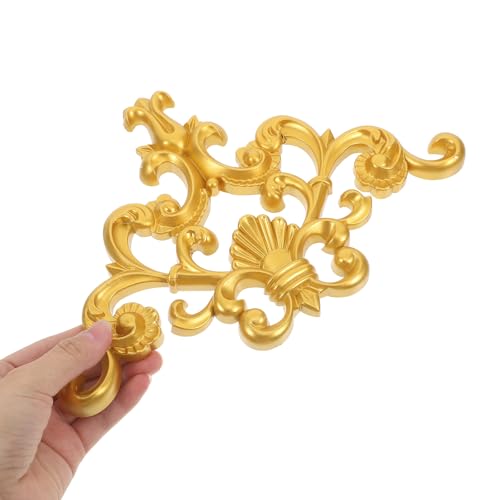 Corner Applique Wall Decor, Carved Decorative Onlay Furniture Trim