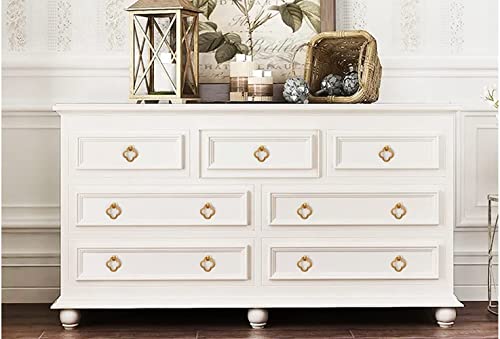 10 Pack 55mm Cupboard Knobs Cabinet Knobs, Gold Zinc Alloy Dresser Drawer Knobs with Screws for Kitchen, Bathroom, Bedoom - color: Gold