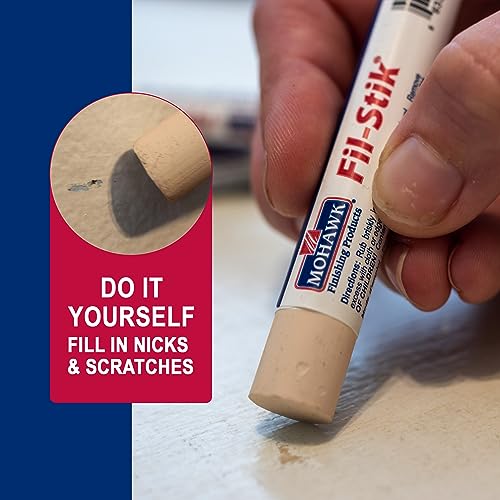 Mohawk Fil-Stik, Wax Putty Stick for Wood Repair, Champagne, M231-9862, 1 Count
