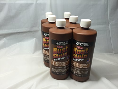 Rust-Oleum Whink Rust Stain Remover | Heavy-Duty Iron Stain Remover for White Toilets & Sinks, Colorfast Fabric & Carpets | 32 oz (Pack of 6) - size: 32 Fl Oz (Pack of 6)