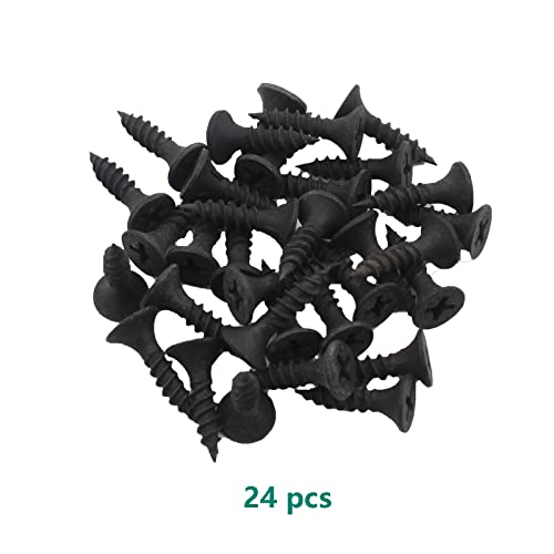 4 Pack Flat Straight Brace Brackets, ULIFESTAR Black Stainless Steel Mending Bracket Plate Metal Shelf Support Fixing Joining Plate for Furniture,Wood,Shelves,Cabinet with Mounting Screws - size: 80 x 40 x 2 mm
