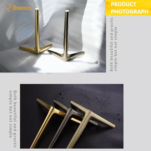 9.8 inch/25cm Brushed Bronze Color Metal Furniture Legs Set of 4 - color: Brushed Bronze, size: 9.8 inch