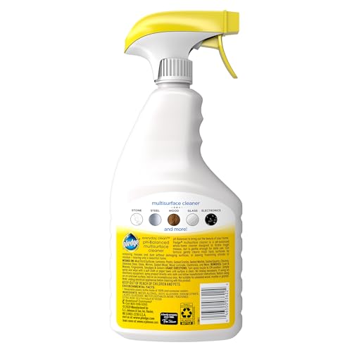 Pledge pH Balanced Multi Surface Cleaner Spray, Fresh Citrus, 25 oz, 3 pk - size: 25 Fl Oz (Pack of 3)