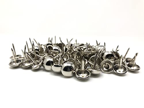 DMSE Decorative Upholstery Nailhead Tackstrip Trim with Nails (Nickel, 10 Yards) - color: Nickel