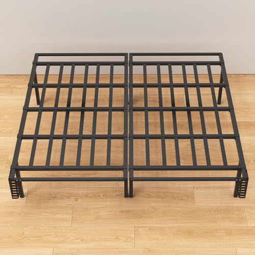 2pcs Headboard Brackets for Metal Bed Frame Headboard Mounting Bracket - color: Black-2PCS