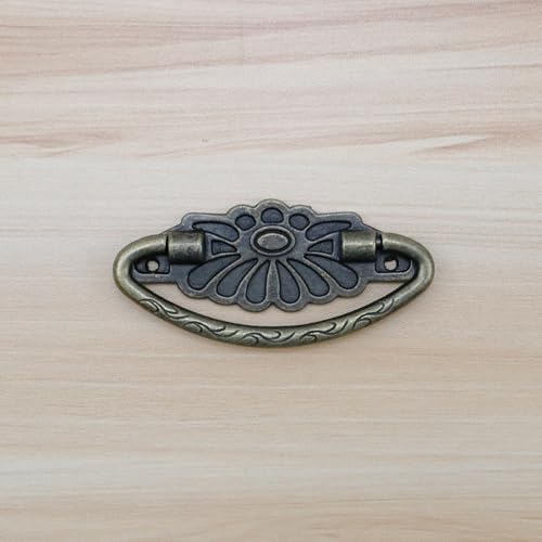 4 Pcs Antique Bronze Pulls Drop Swing Drawer Pulls Handles
