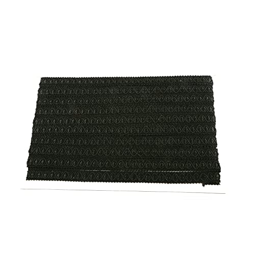 Gimp Braid Trim, 5 Yards 0.59 Inch Fabric Trim, Black - color: Black, size: 5yard