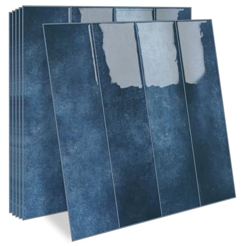 MORCART 2026 New Peel and Stick Backsplash, 10PCS 11.8"x11.8",Deep Sea Blue - color: Deep Sea Blue