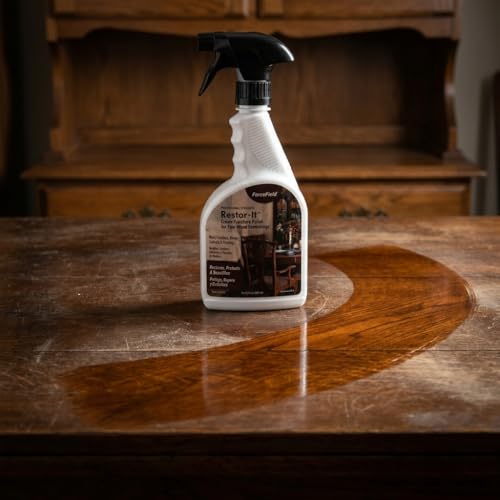 ForceField® Restor-It Furniture Polish and Conditioner for Fine Wood - Restores Oils & High-Gloss Luster, Removes Dust, Dirt & Allergens, No Waxy Buildup - 22 oz - size: 22 Fl Oz (Pack of 1)