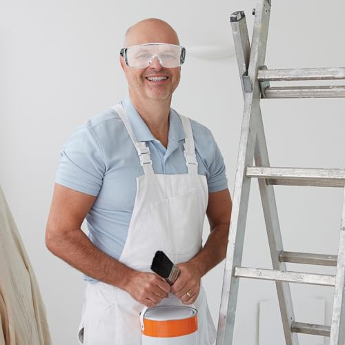UNCO- Safety Goggles Over Glasses, Protective Goggles, Anti Fog, Work, Safety Glasses Over - color: Black, size: 12 Pack
