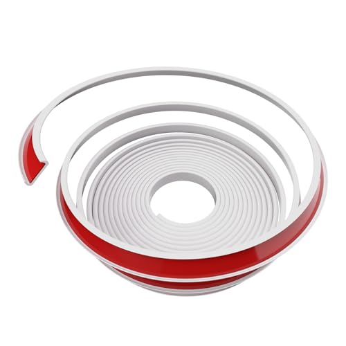 U-Shape Edge Banding, 0.8 inch x 20ft TPE White Veneer Edging Trim - color: White, size: 0.8 in x 20ft
