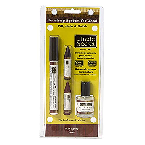 Trade Secret Touch-Up System, Furniture Scratch Repair, Mahogany - color: Mahogany