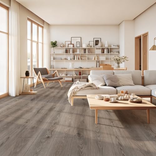 Art3d 10-Pack Peel and Stick Vinyl Floor Tiles (15 Sq.Ft), Teak - color: Teak
